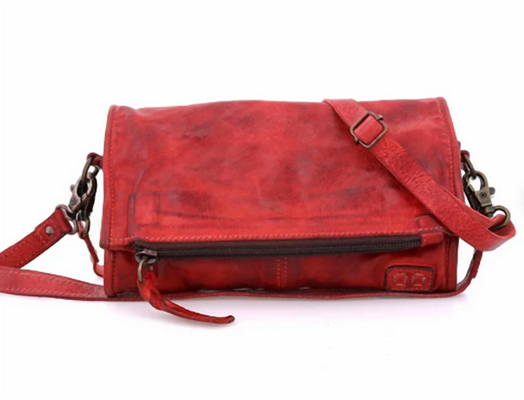 BEDSTU Amina Crossbody Bag in indie red dip dye - women's bag