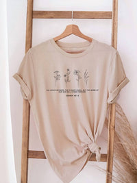 Oat Collective - Unisex Grass Withers Crewneck Graphic Tee