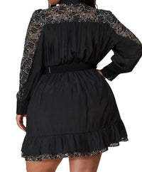 L'Atiste - Lace Long Sleeve Mini Dress