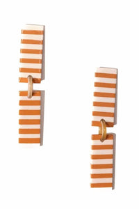 Sunshine Tienda - Women's Isabella Striped Earrings