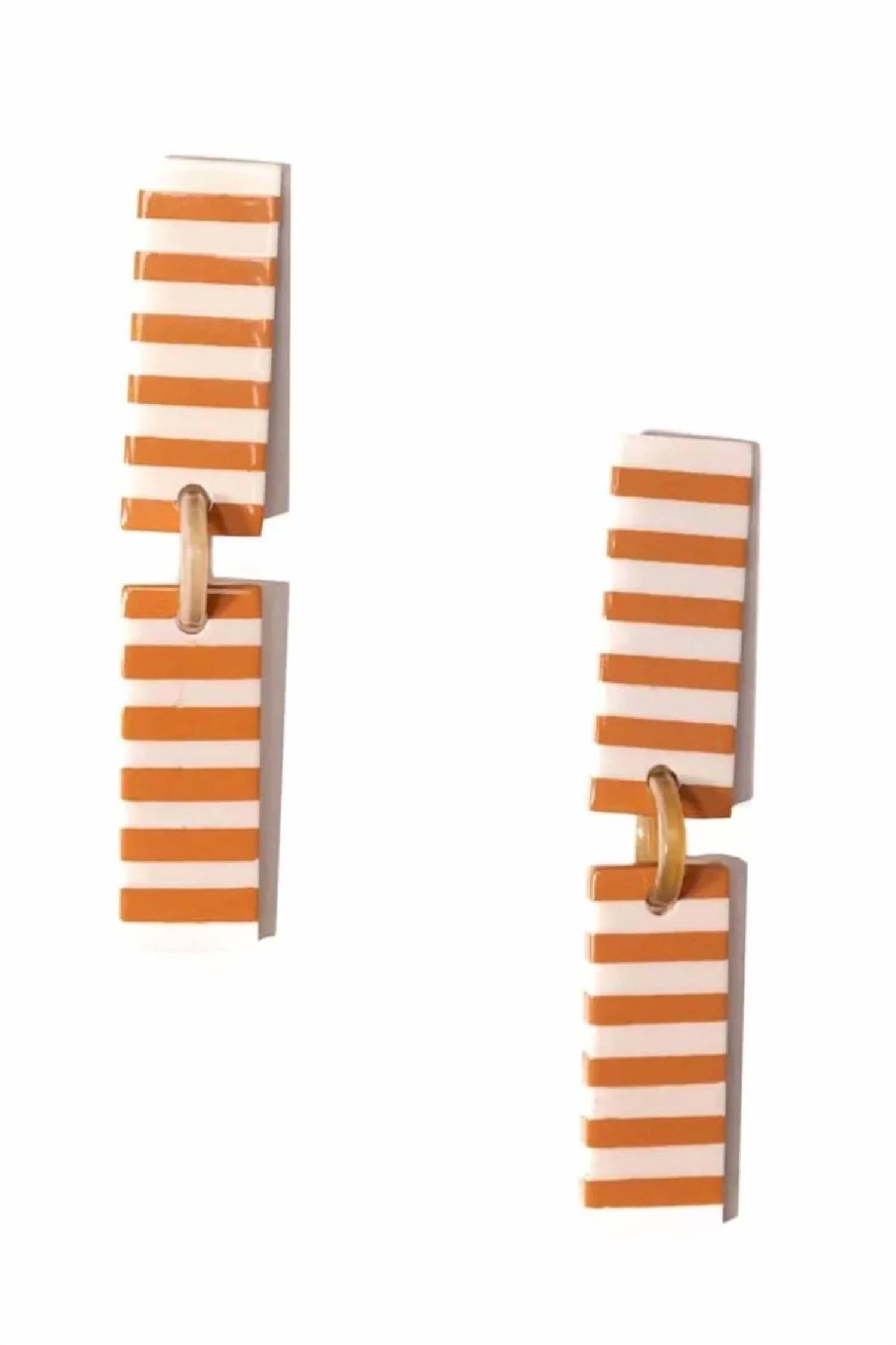 Sunshine Tienda - Women's Isabella Striped Earrings