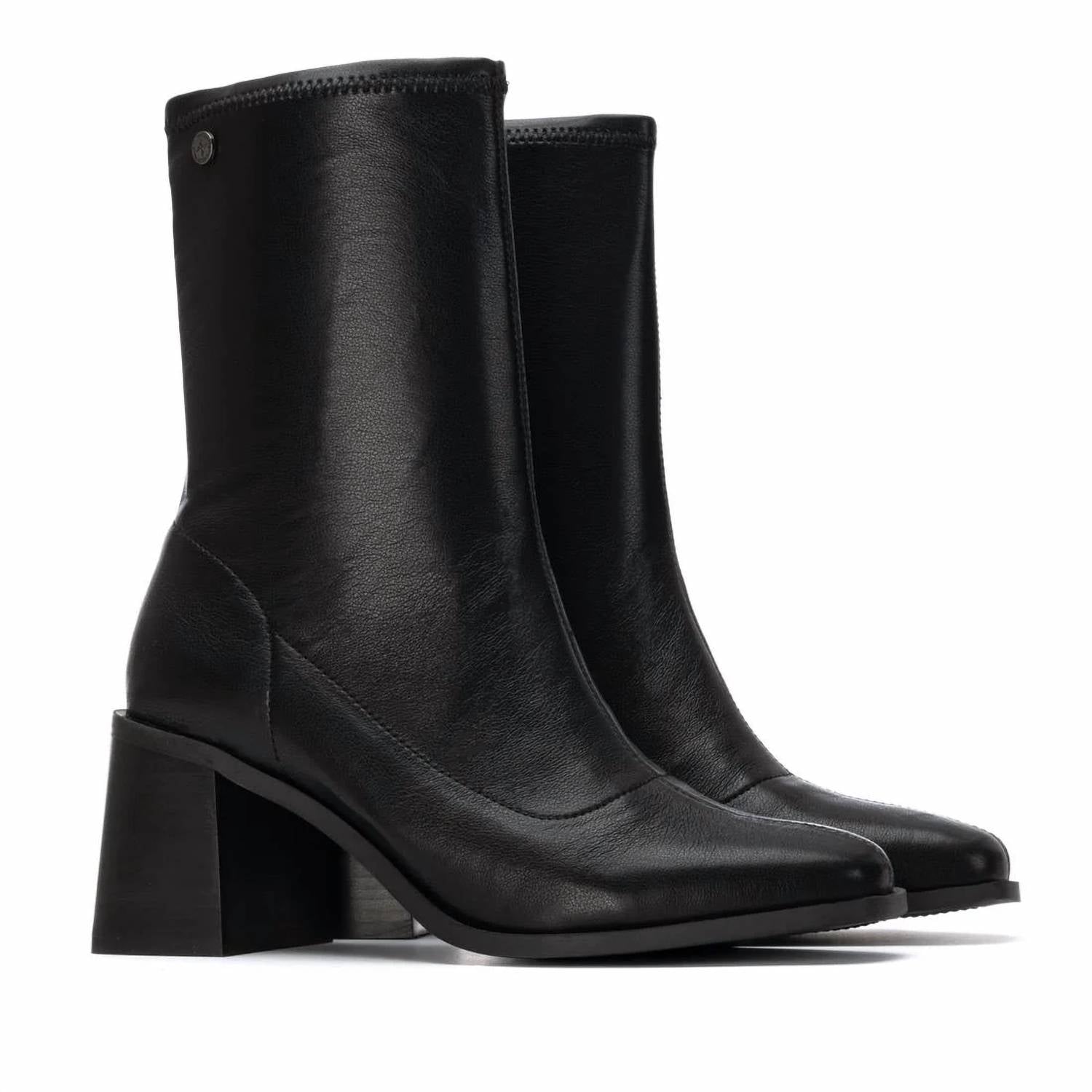 Xti - Women's Block Heel Casual Booties