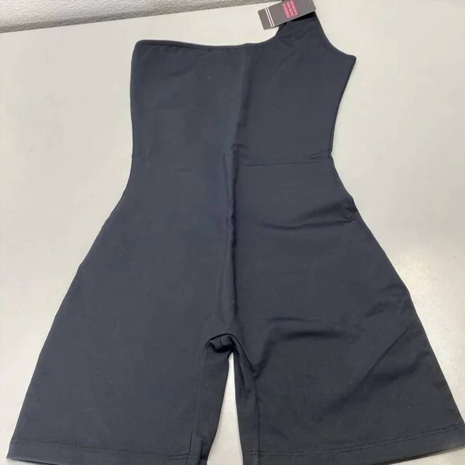 Stript - Cassie One-shoulder Biker Bodysuit