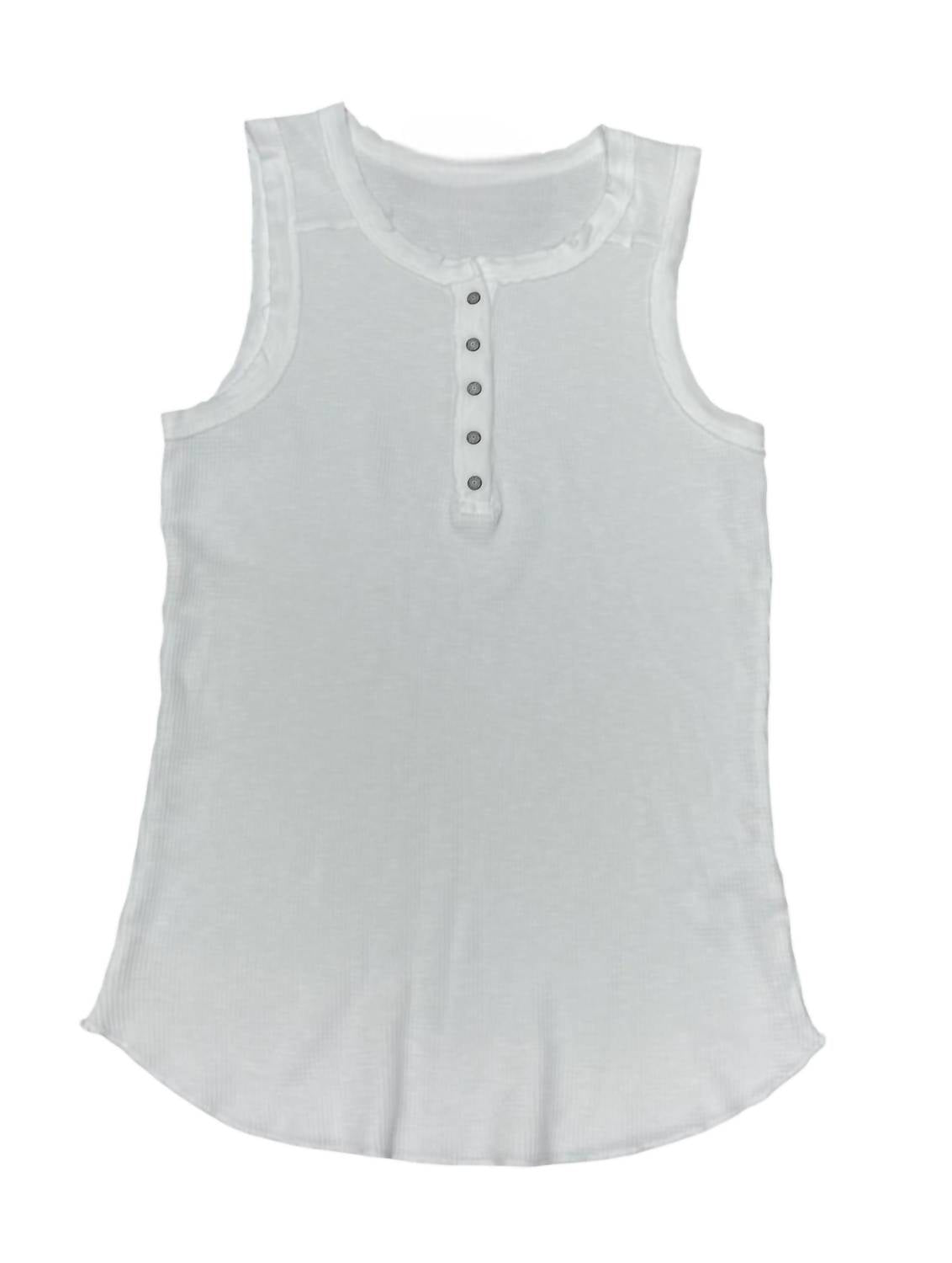 Crown Jewel - Women's Thermal Crew Henley Tank