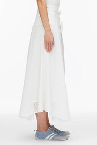 3.1 Phillip Lim - Broderie Anglaise Patchwork Midi Skirt