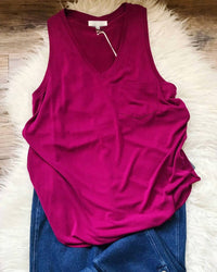 Another Love - Women's Esther Breast Pocket Tank Top
