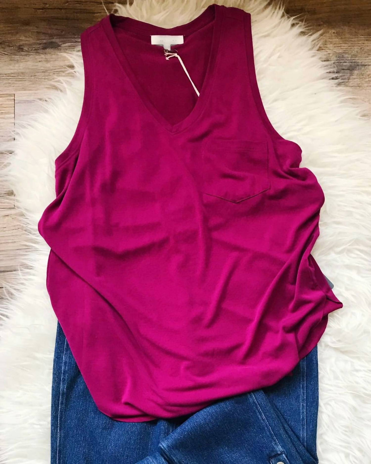 Another Love - Women's Esther Breast Pocket Tank Top