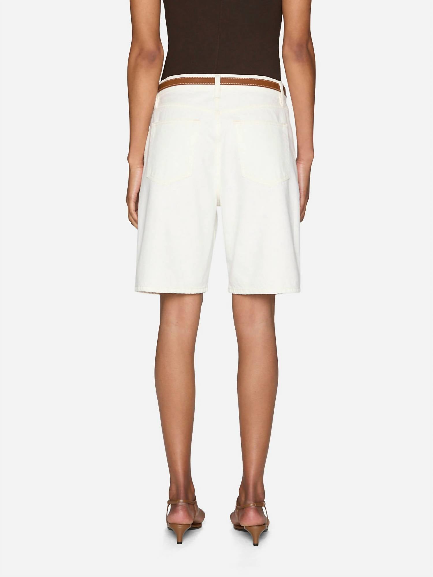 FRAME The Leisure Short in natural clean - women's shorts - view 4