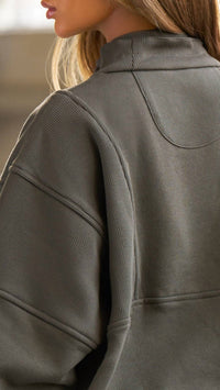 Joah Brown - Retro Half Zip Sweatshirt
