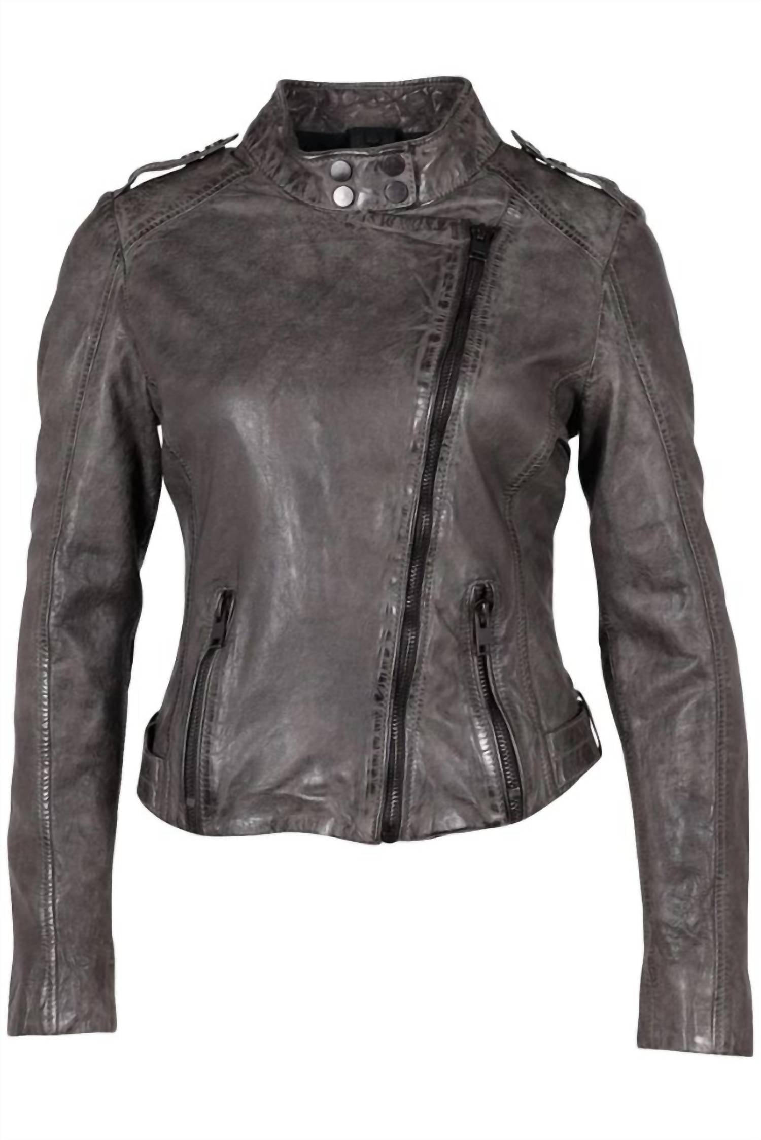 Mauritius - Women's Candice Leather Jacket
