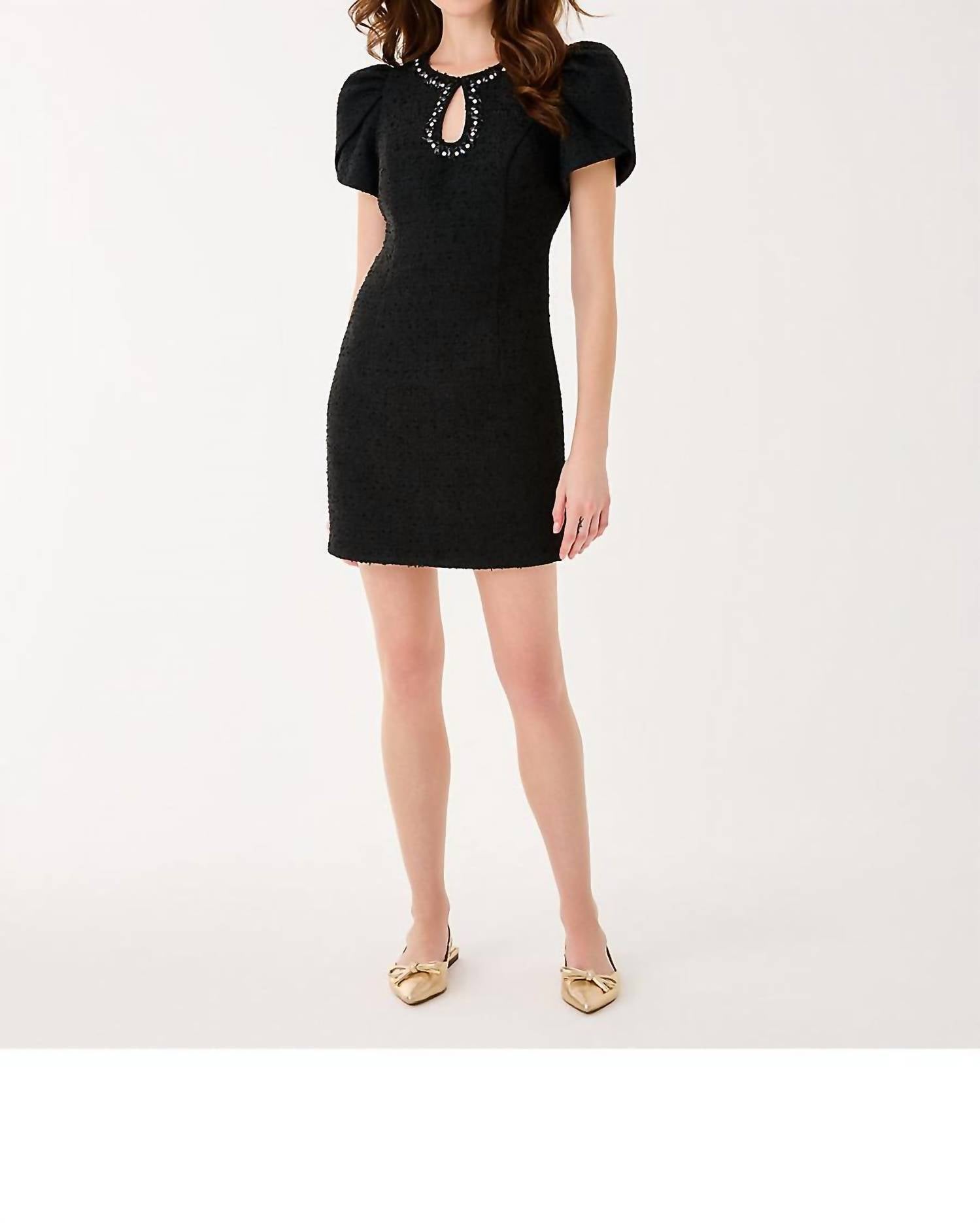 Lilly Pulitzer Emmylou Boucle Dress in noir chic chick boucle - women's dress - view 5