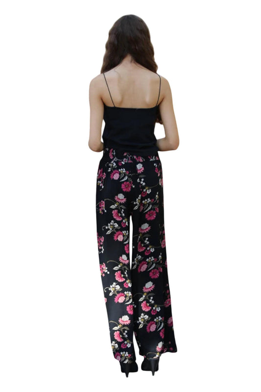 Angie - Blooming Floral Tassel Pant