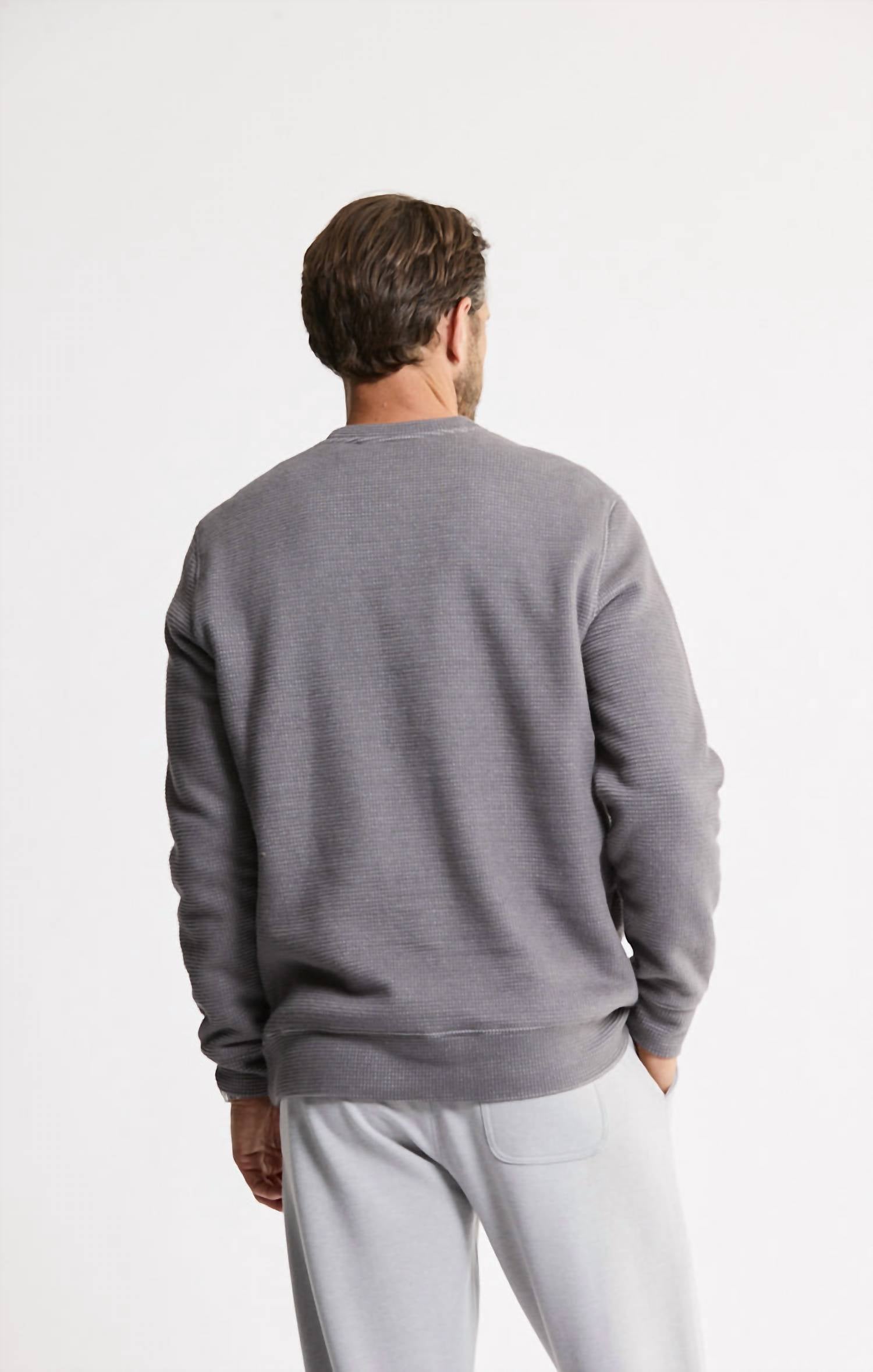 Jachs New York - Sherpa Lined Crewneck Sweatshirt
