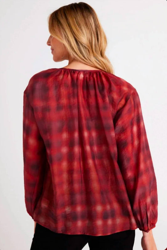 Bella Dahl - SHIRRED NECK BLOUSE