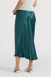 Lucy Paris - Skylar Bias Midi Skirt