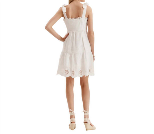 Tyler Boe - Ivy Eyelet Skimmer Dress