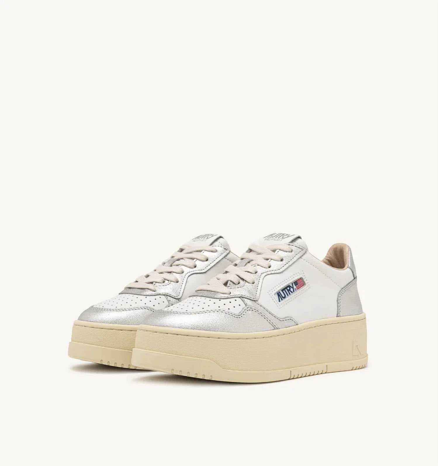 Autry - Women's Medalist Platform Leather Sneakers