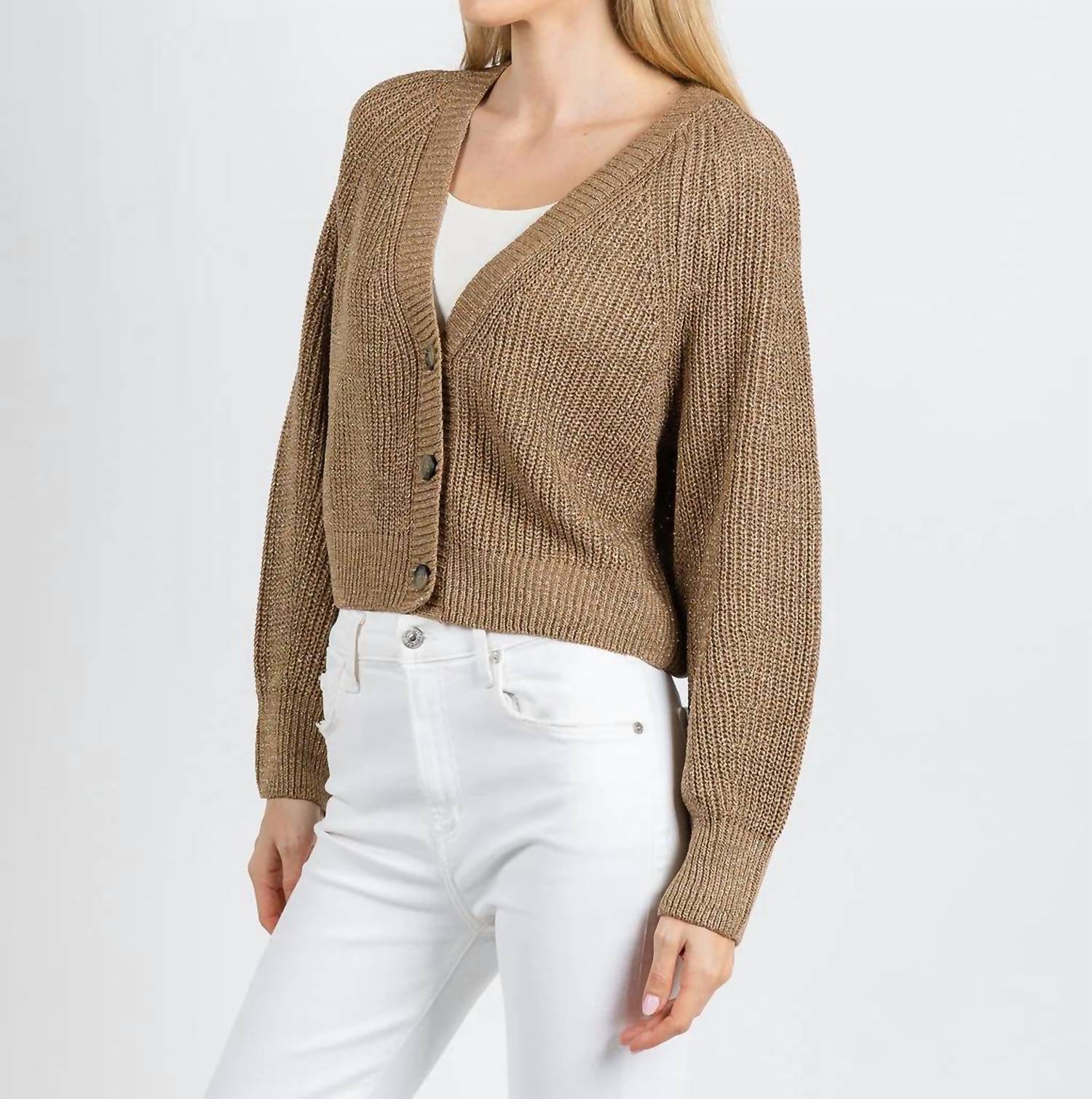 Oui - Sparkle Knit Cardigan