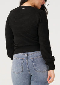 The Normal Brand - Olivia Pointelle Crew Sweater