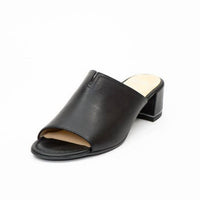 Ara Women's Gerty Block Heel Slide in black - women's sandal
