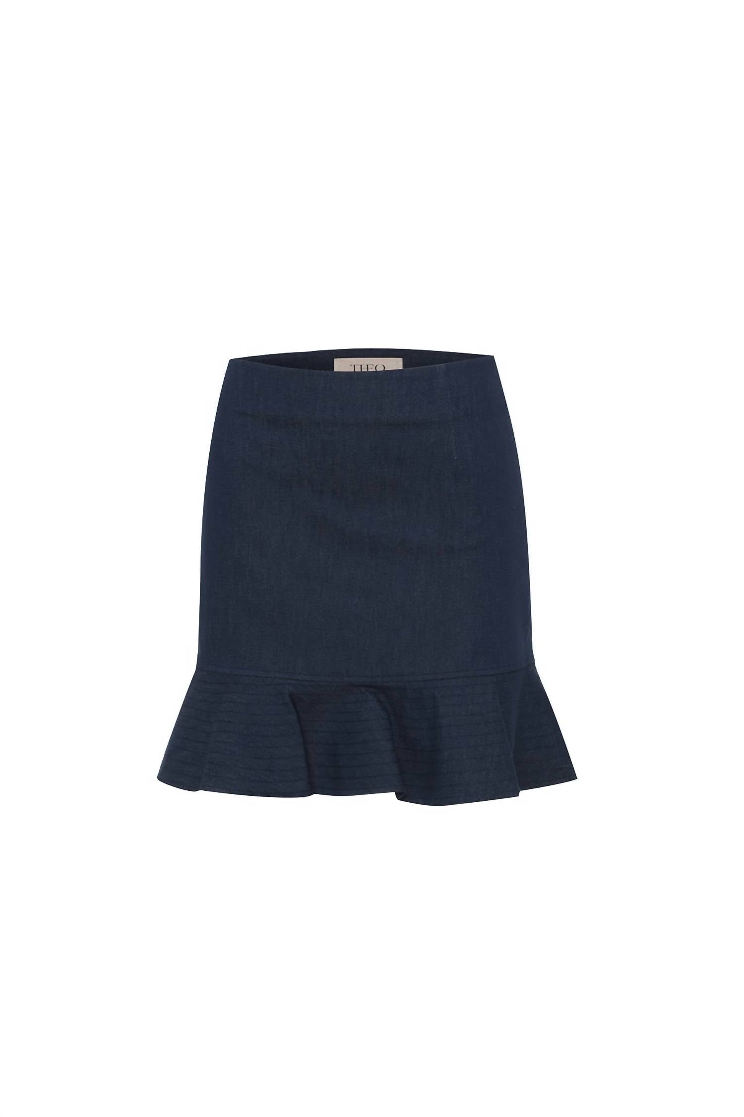 Theo The Label - Women's Demeter Trapunto Hem Skirt