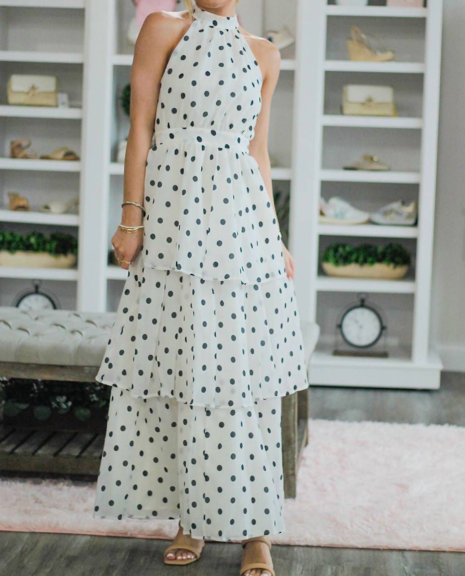 Flying Tomato - Polka Dot Tiered Dress