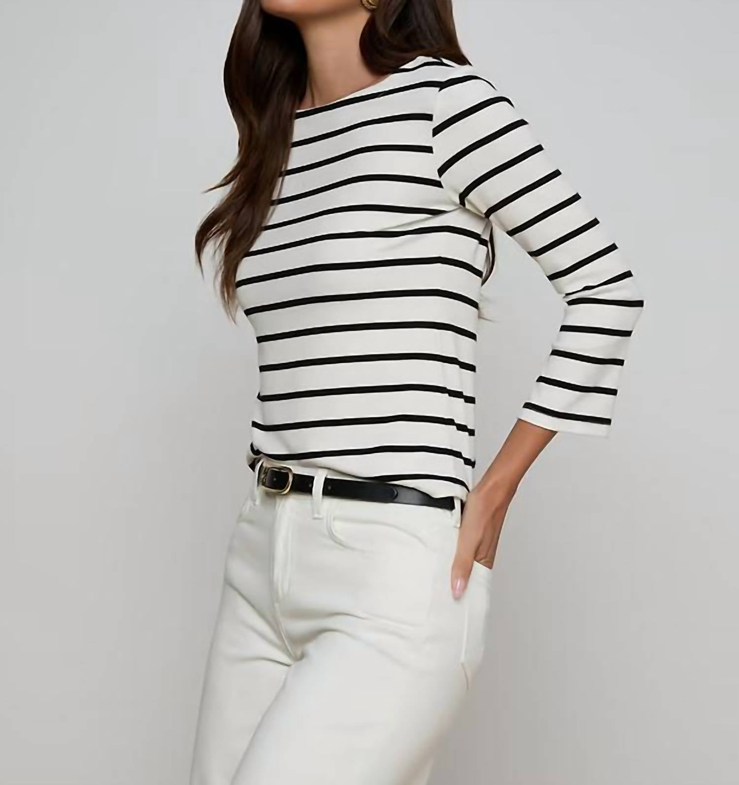 L'Agence - Lucille Boatneck Top