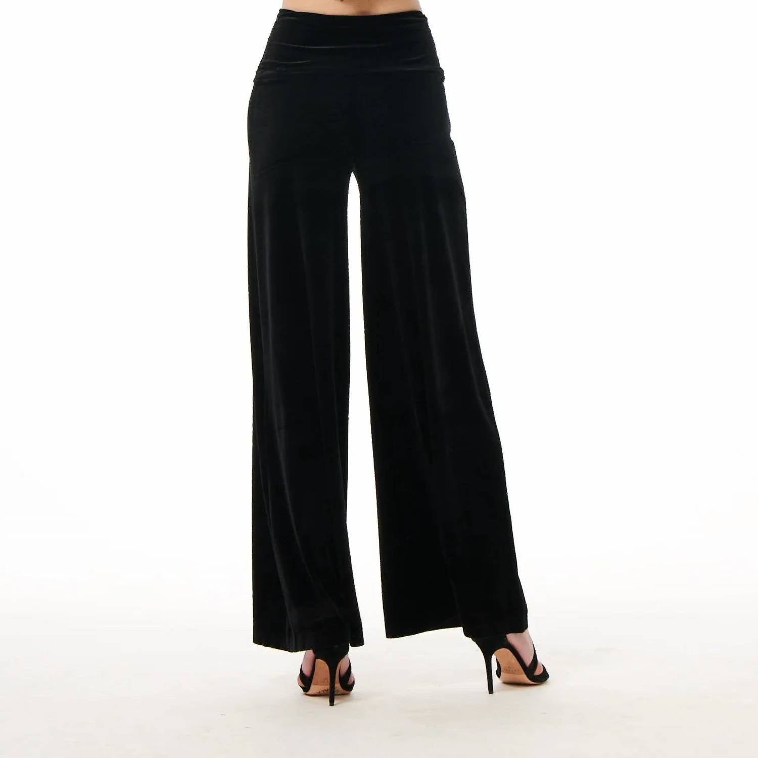 Emily Shalant - Stretch Velvet Pants