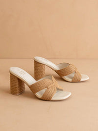 Oasis Society - Women's Santiago Raffia Heel