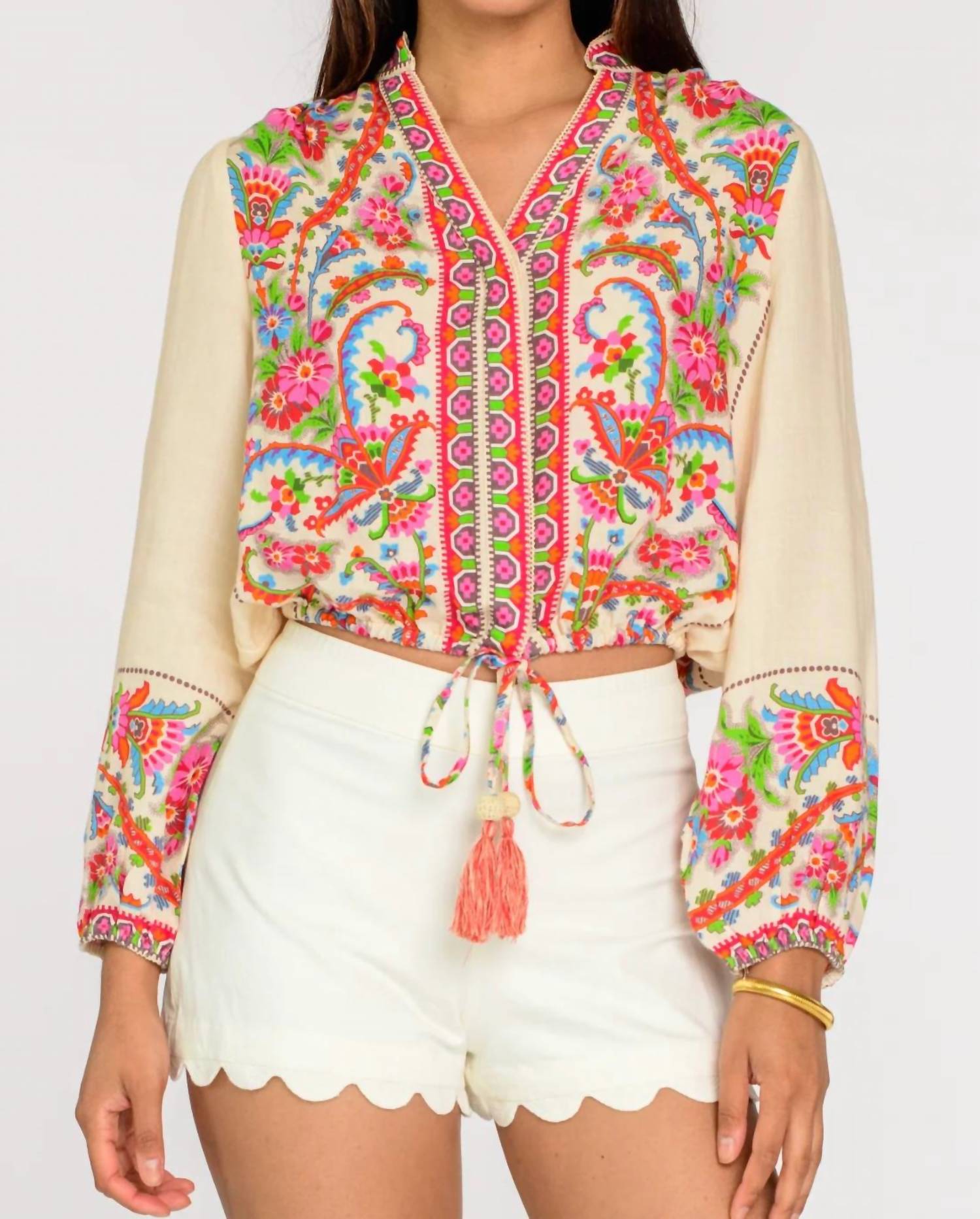Elizabeth James The Label - Emmet Long Sleeve Top