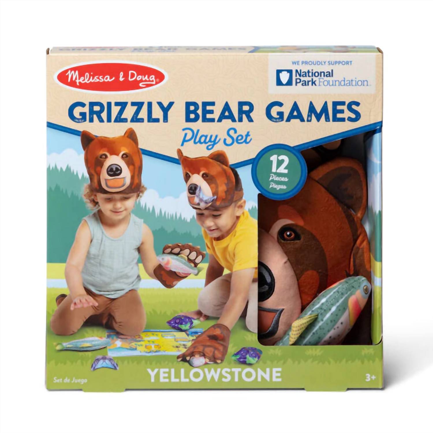 Melissa & Doug - Yellowstone National Park Grizzly Bear Games