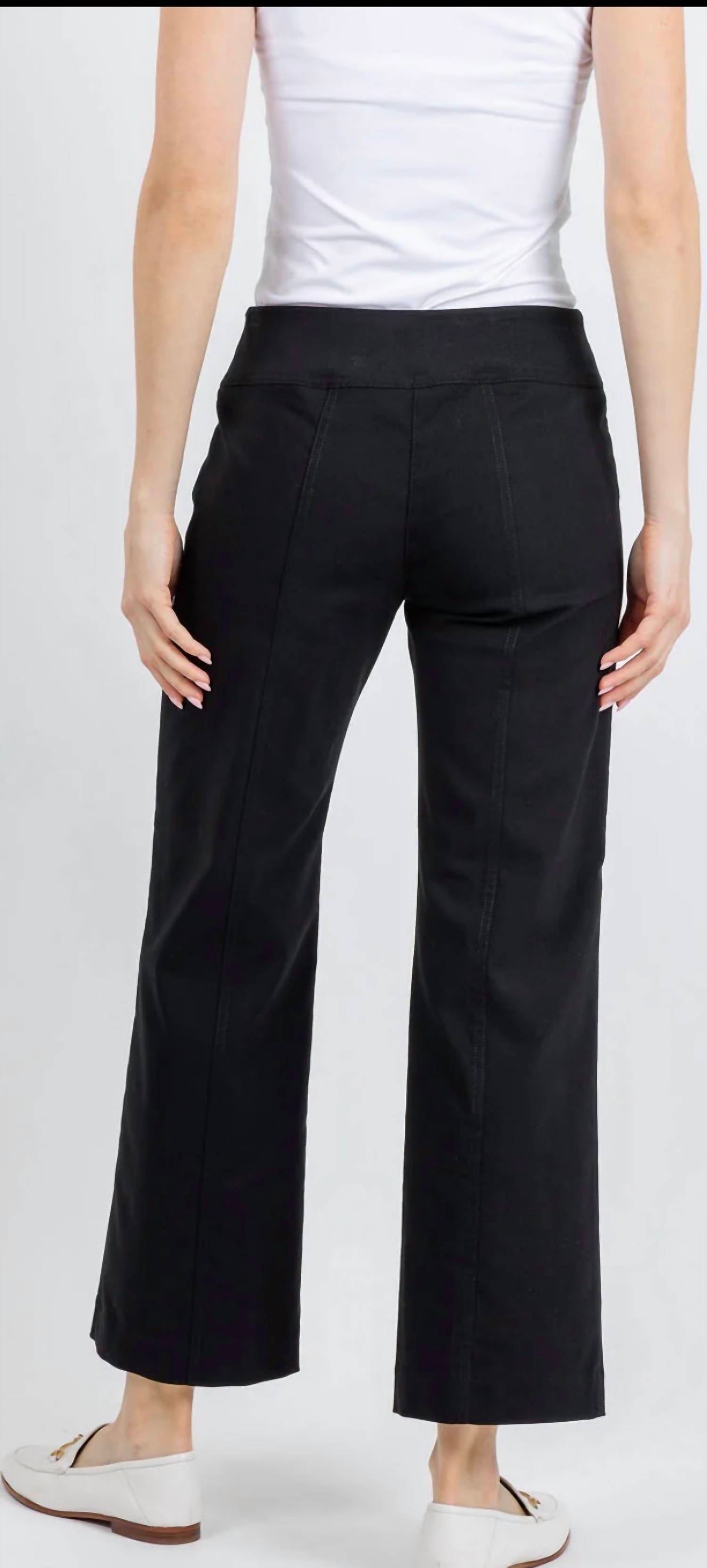 Elliott Lauren - Control Stretch Grommet Wide Lag Pants