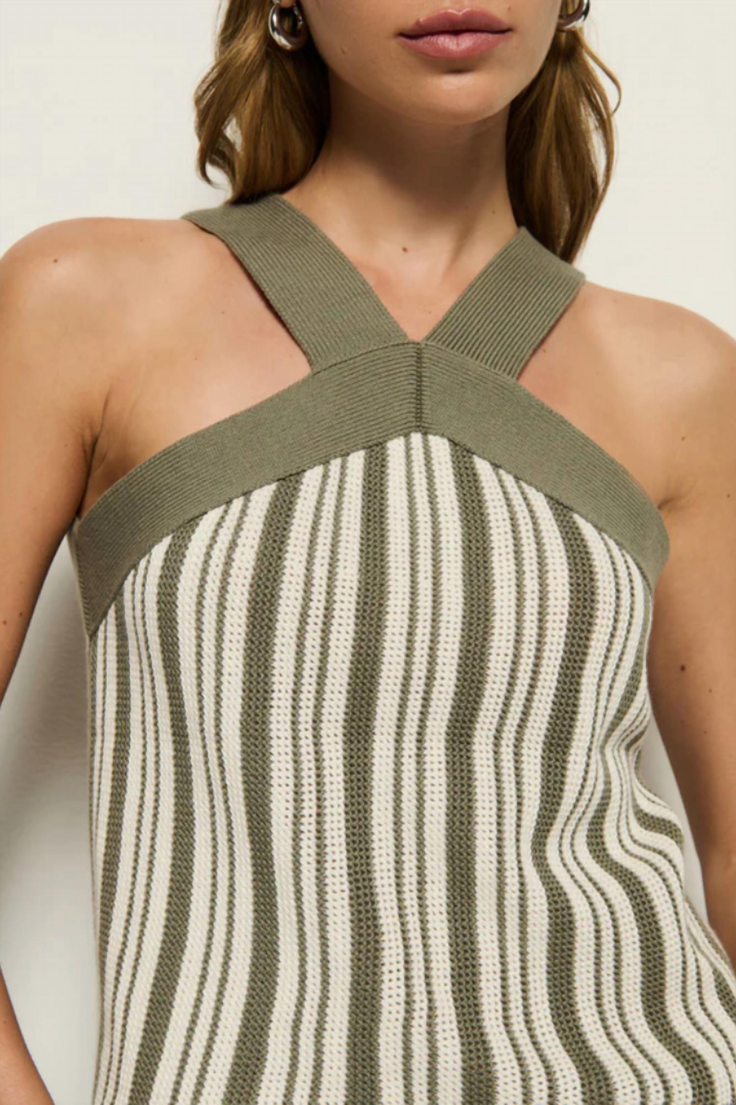 Nation Ltd - Indy Halter Sweater Top