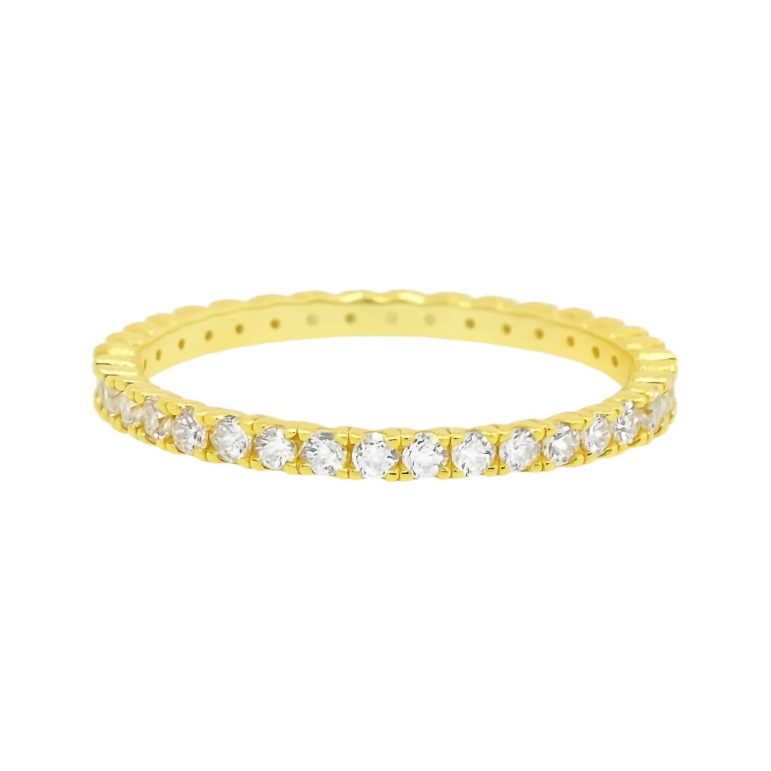 Allyanna Gifts - Women's Moissanite Pave Band Ring