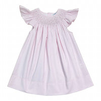 Sweet Dreams - Baby Girls Cathy Polka Dot Pearl Smocked Dress