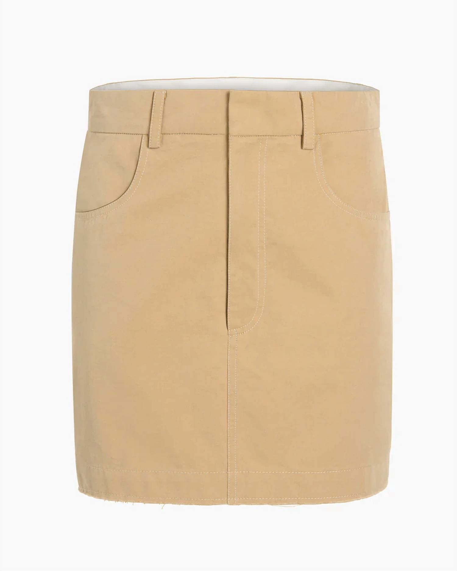 Atm - Cotton Twill Pencil Skirt