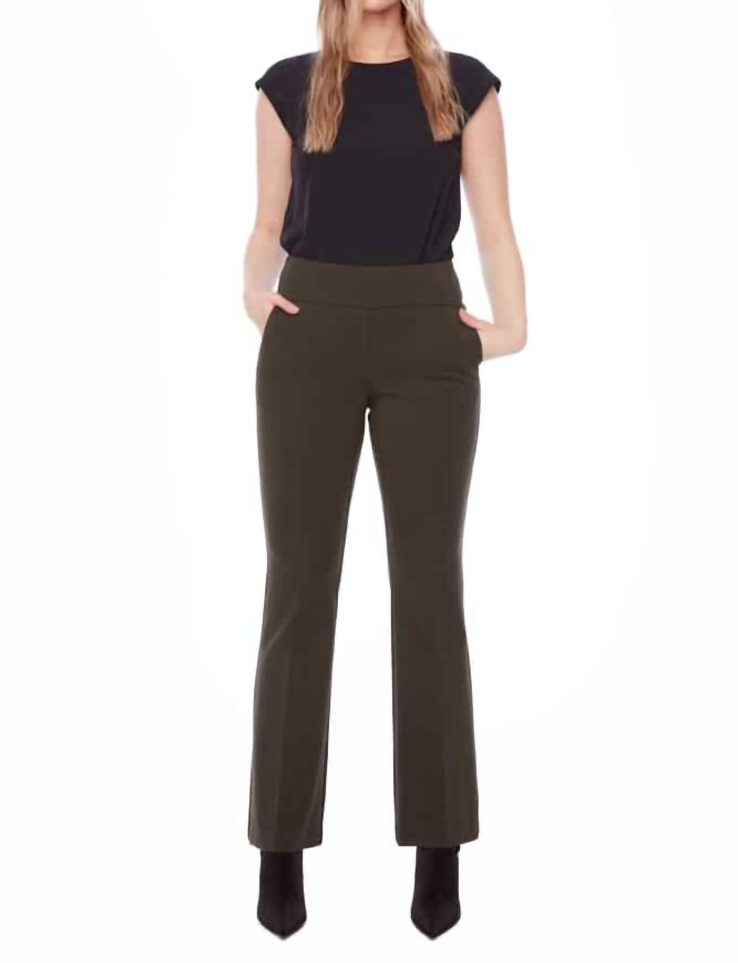 Up! - SOLID PONTE FULL-LENGTH BOOTCUT PANT