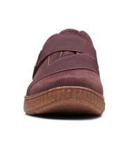 Clarks Women's Caroline Holly Oxford Shoes in burgundy suede - women's sneaker - view 5