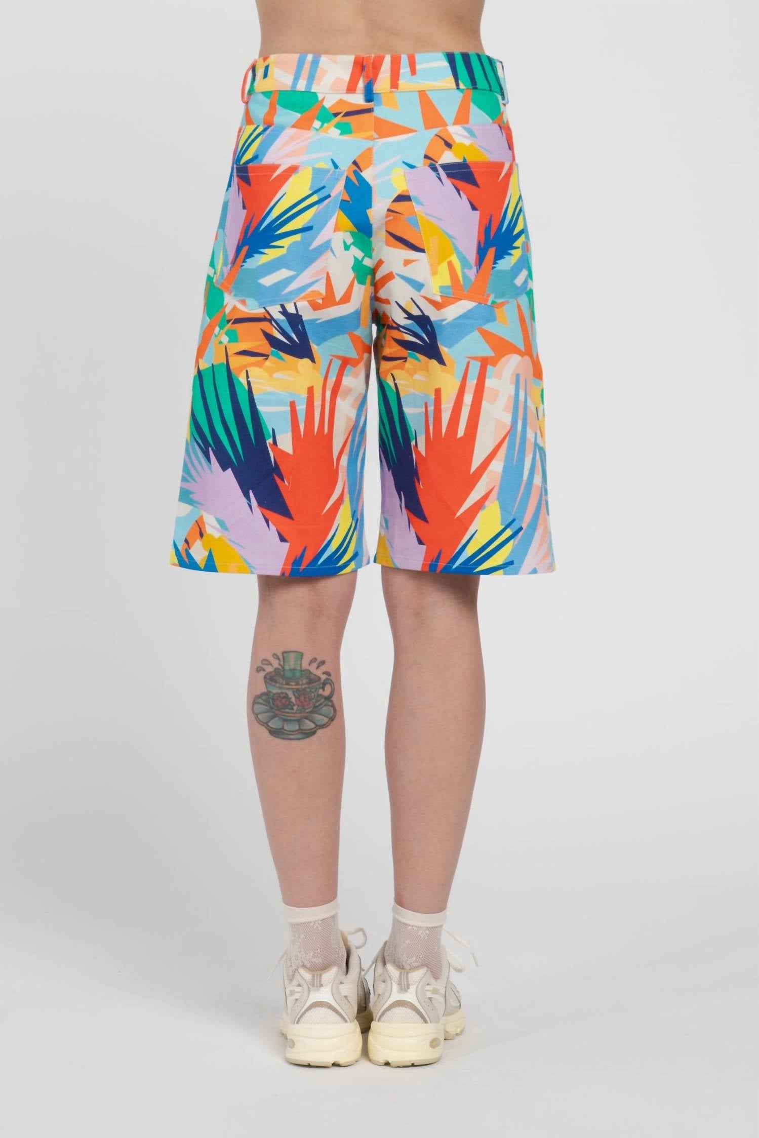 LĀU Women's Ollie Shorts in macarena luzi - women's shorts - detail view