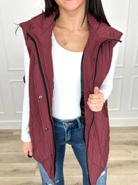 Michelle Mae - One Call Away Puffer Vest