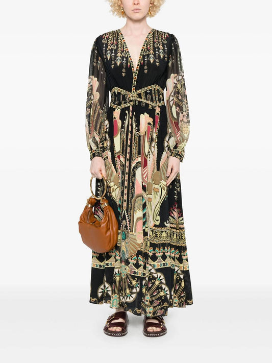 Camilla - Peak Waistband Maxi Dress