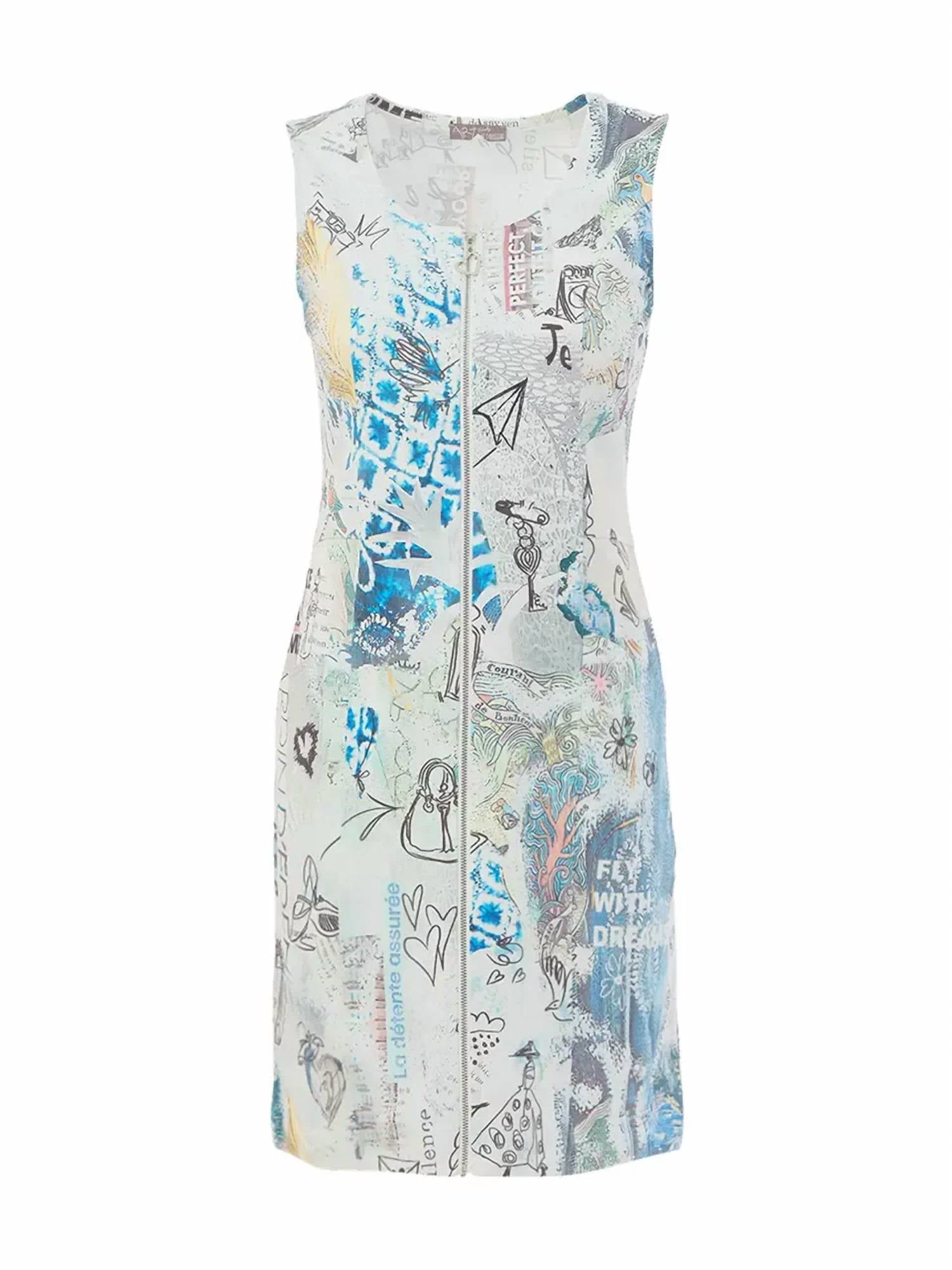 Dolcezza - Women's Sleeveless Zip Dress