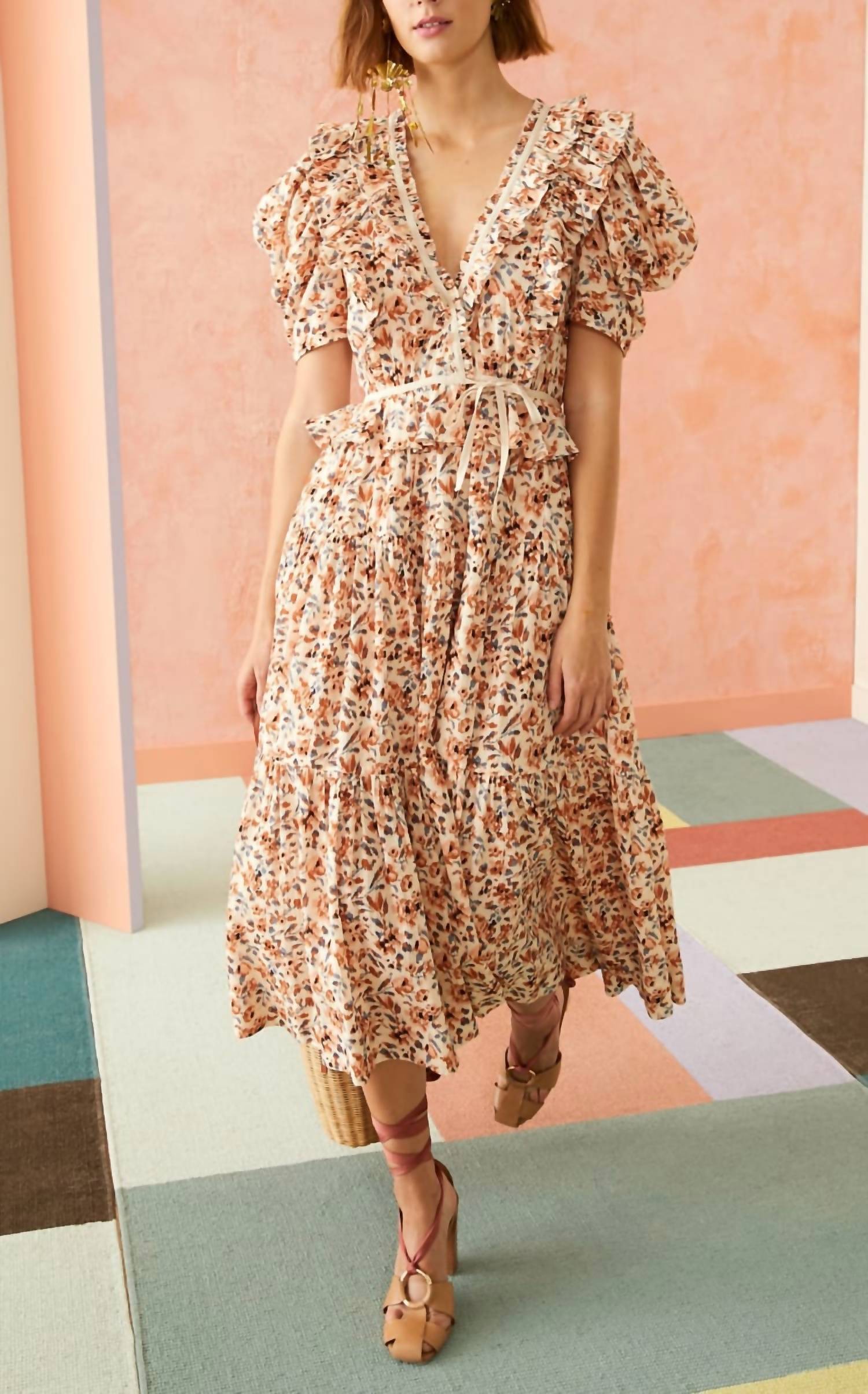 Ulla Johnson Lisette dress in pearl - women's dress
