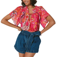 Cleobella - Ayaz Short Sleeve Blouse