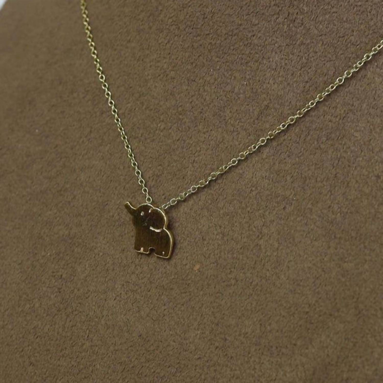 Lauren Lane - Women's Elephant Charm Necklace
