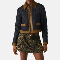 STEVE MADDEN Agatha Denim Jacket in dark indigo - women's jacket
