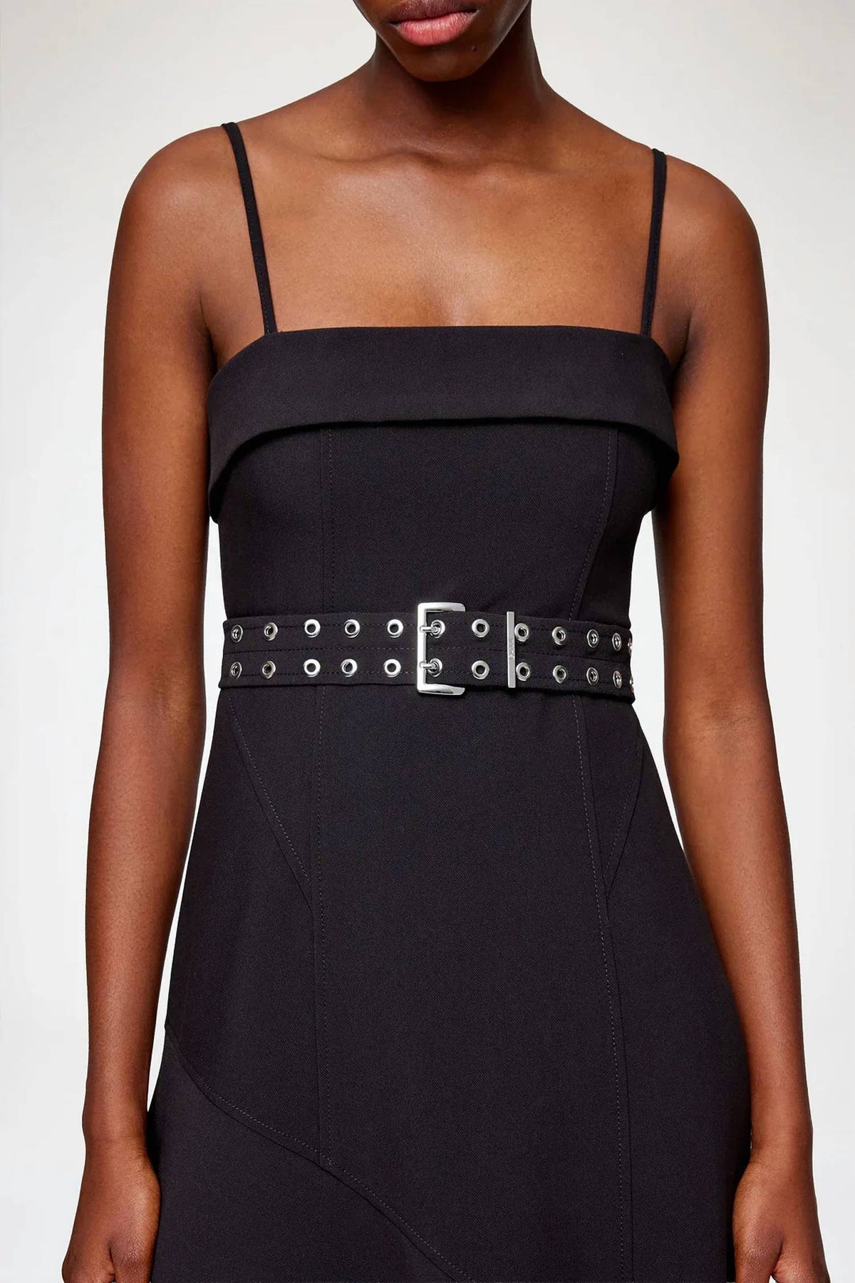Ganni - Future Twill Suiting Long Asymmetrical Dress