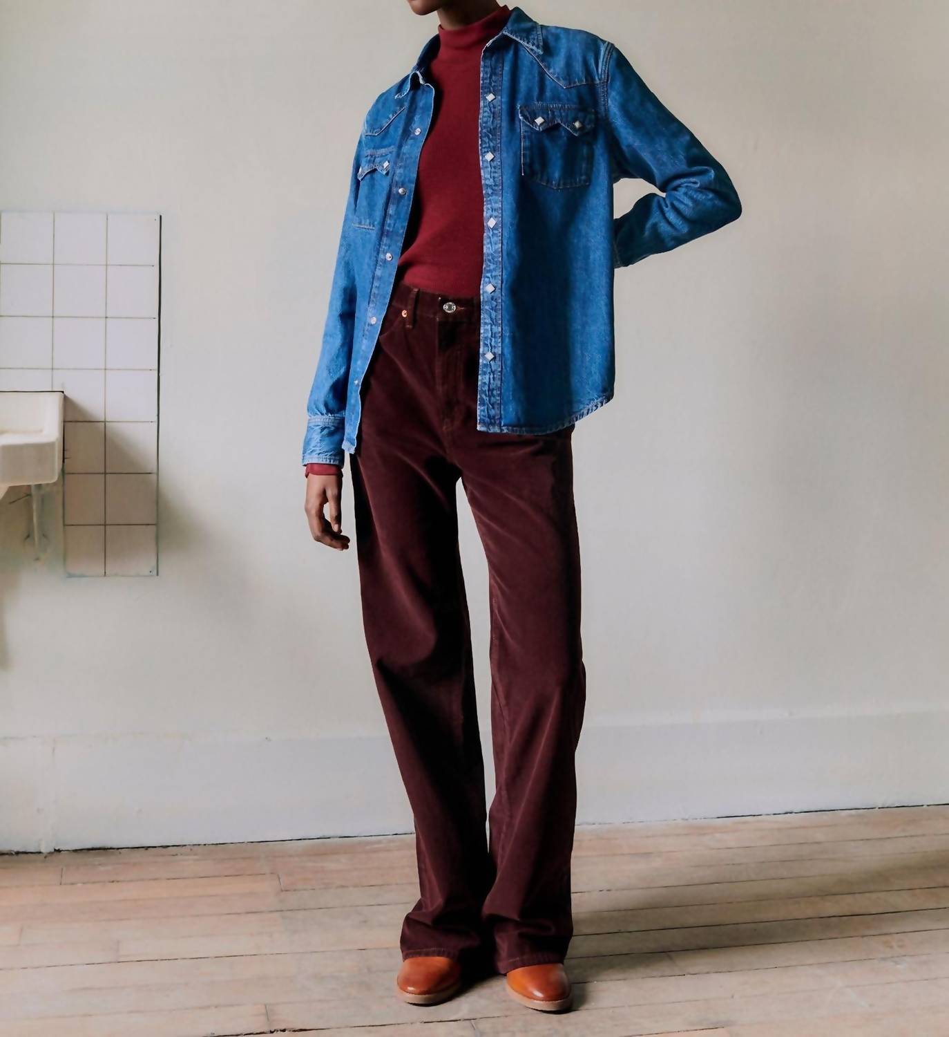 Re/Done - 50s Sawtooth Western Shirt