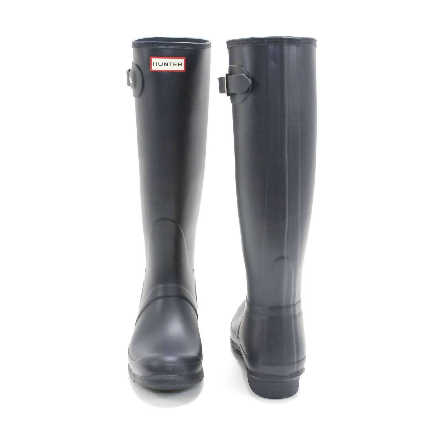 HUNTER Women's Original Tall Rain Boots in navy - women's shoe - view 4