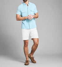 Billy Reid - Short Sleeve Hemp Cotton Knit Shirt